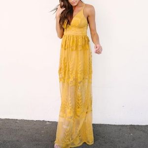 Yellow Maxi Dress